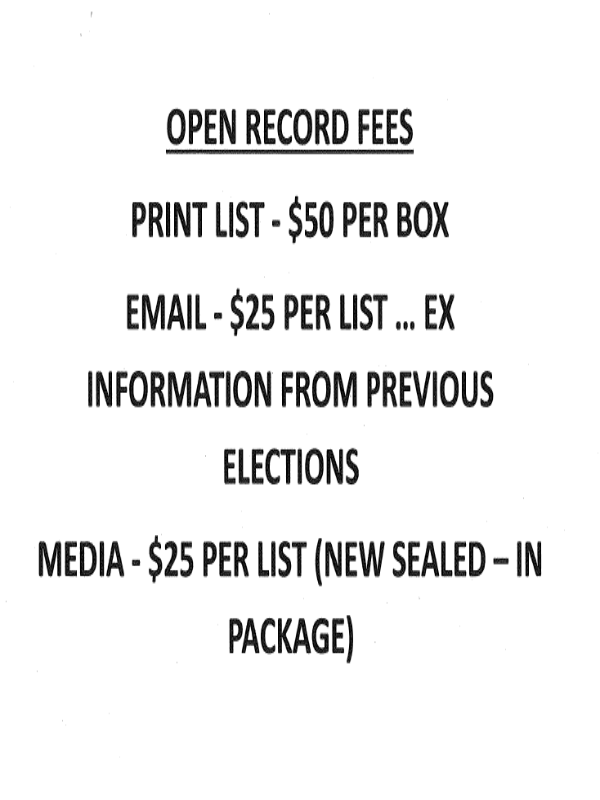 vote button with red, white and blue